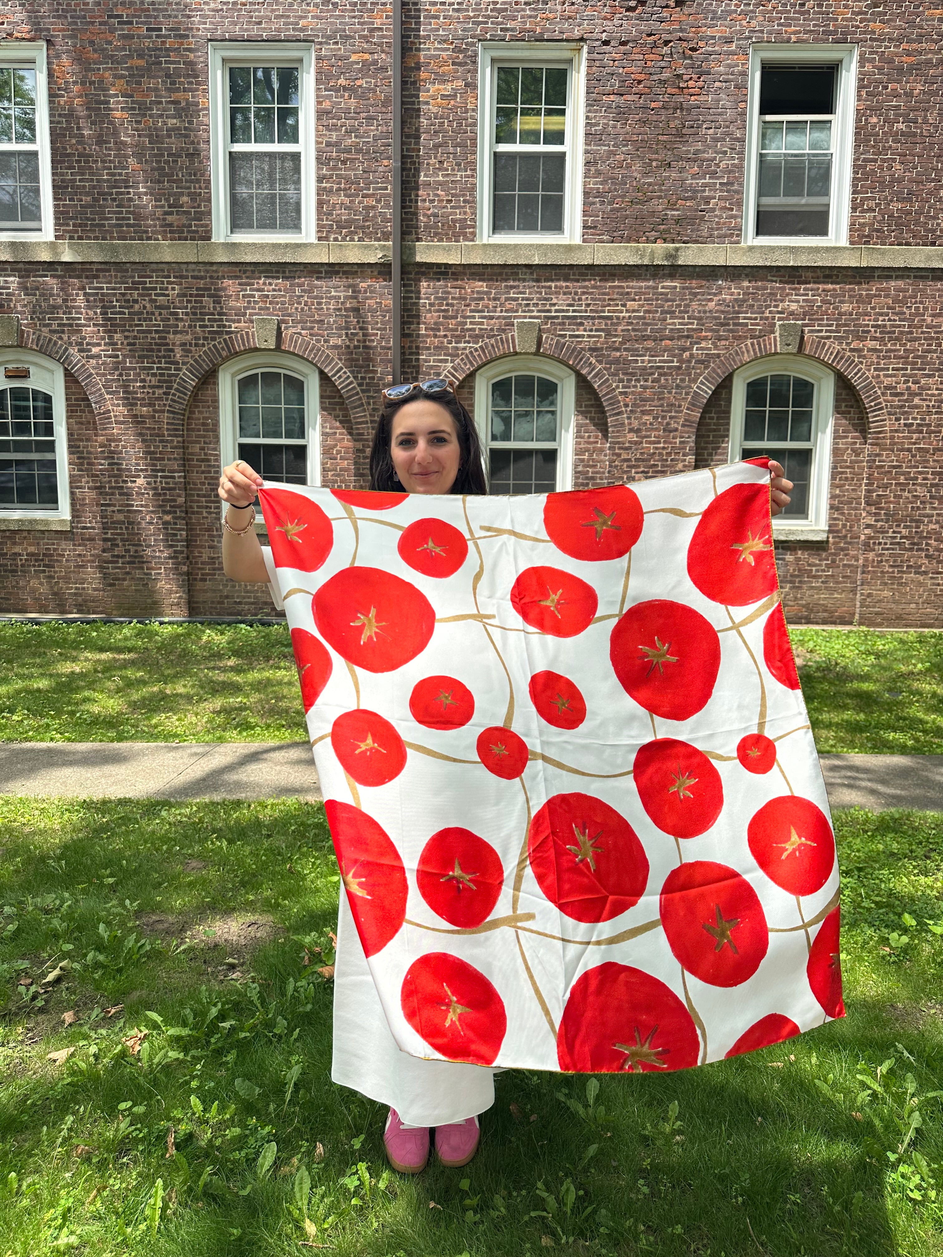 Pomodoro Silk Scarf