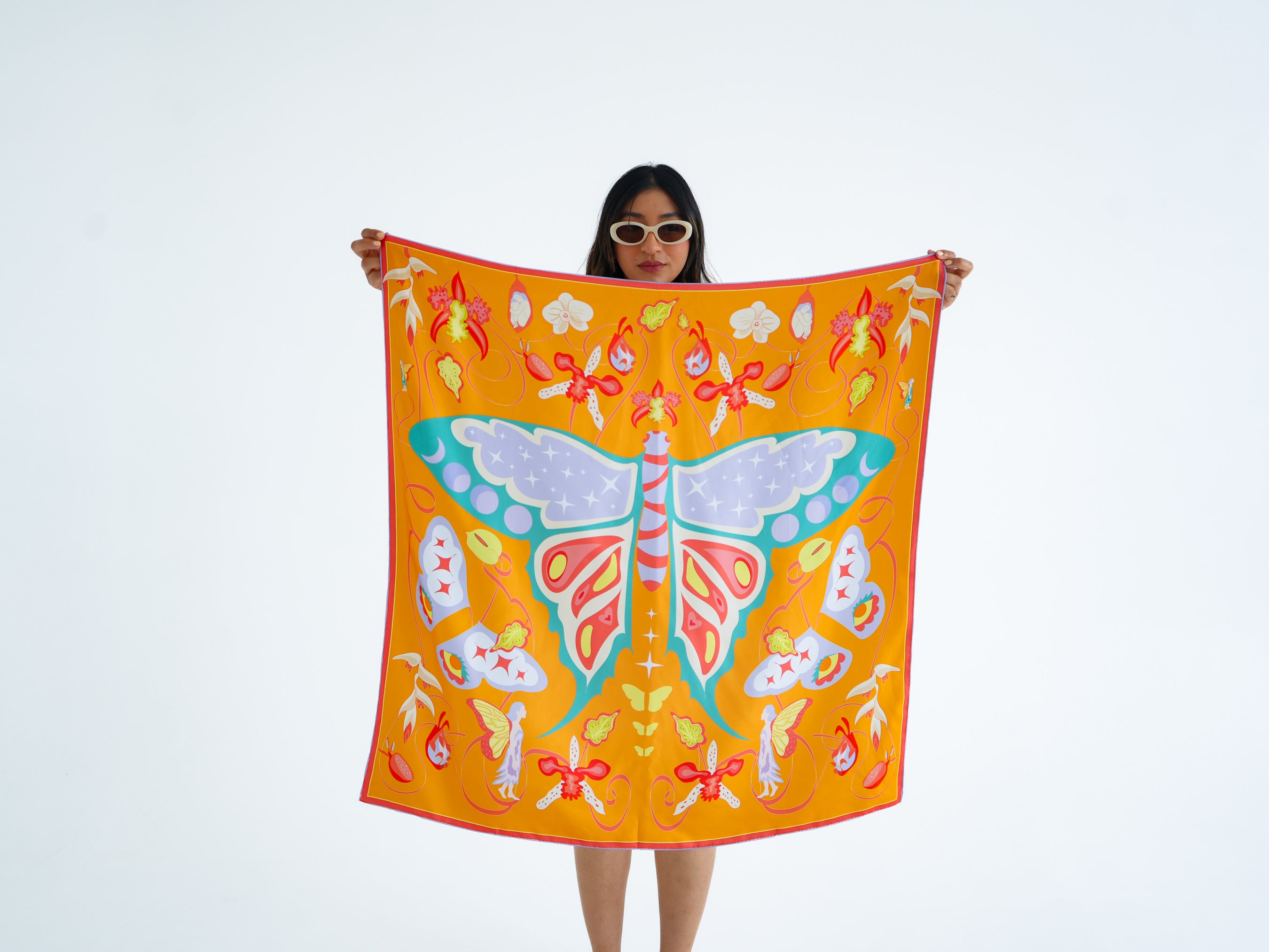 Evolution Silk Scarf