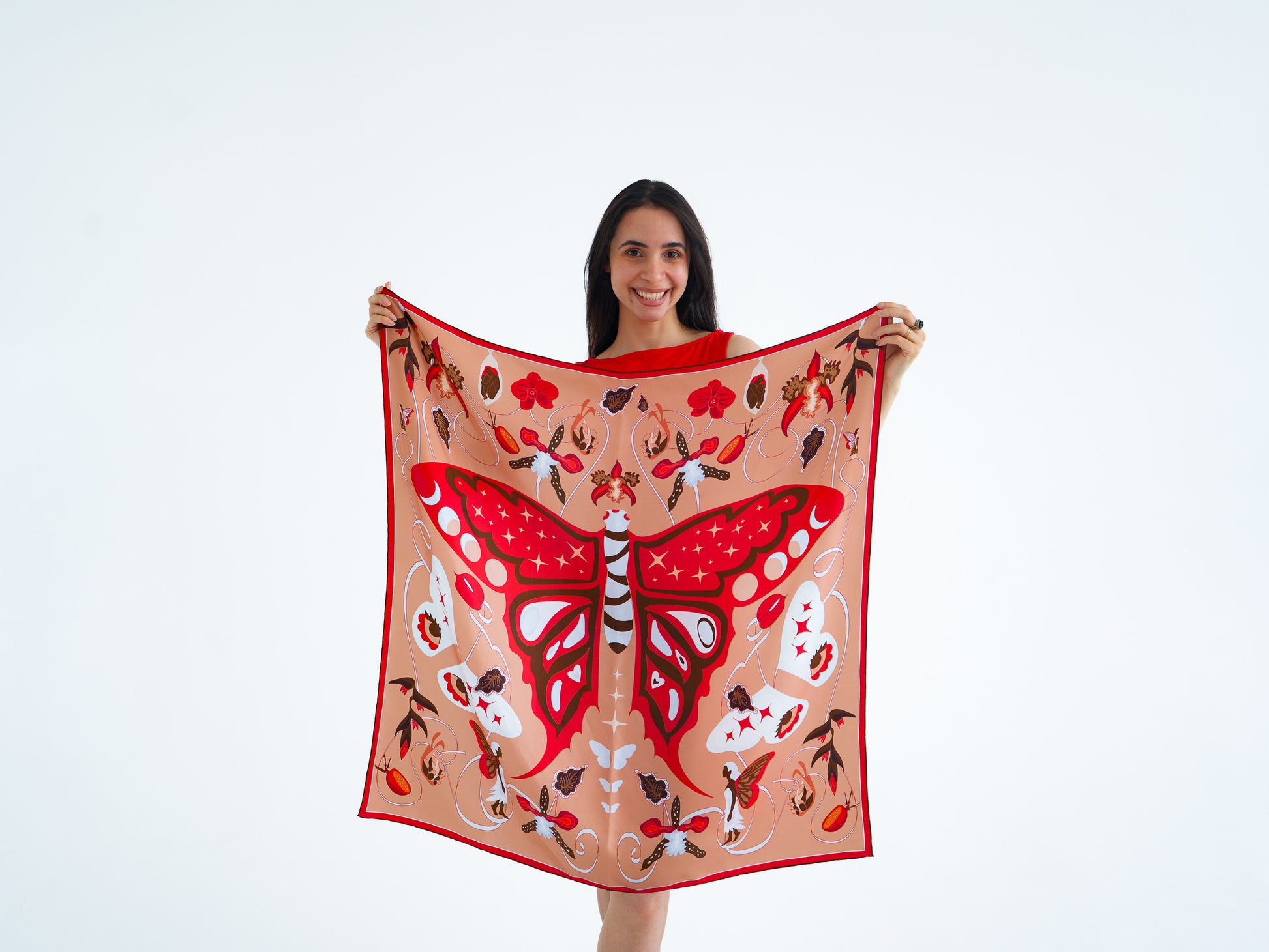 Bloom Silk Scarf