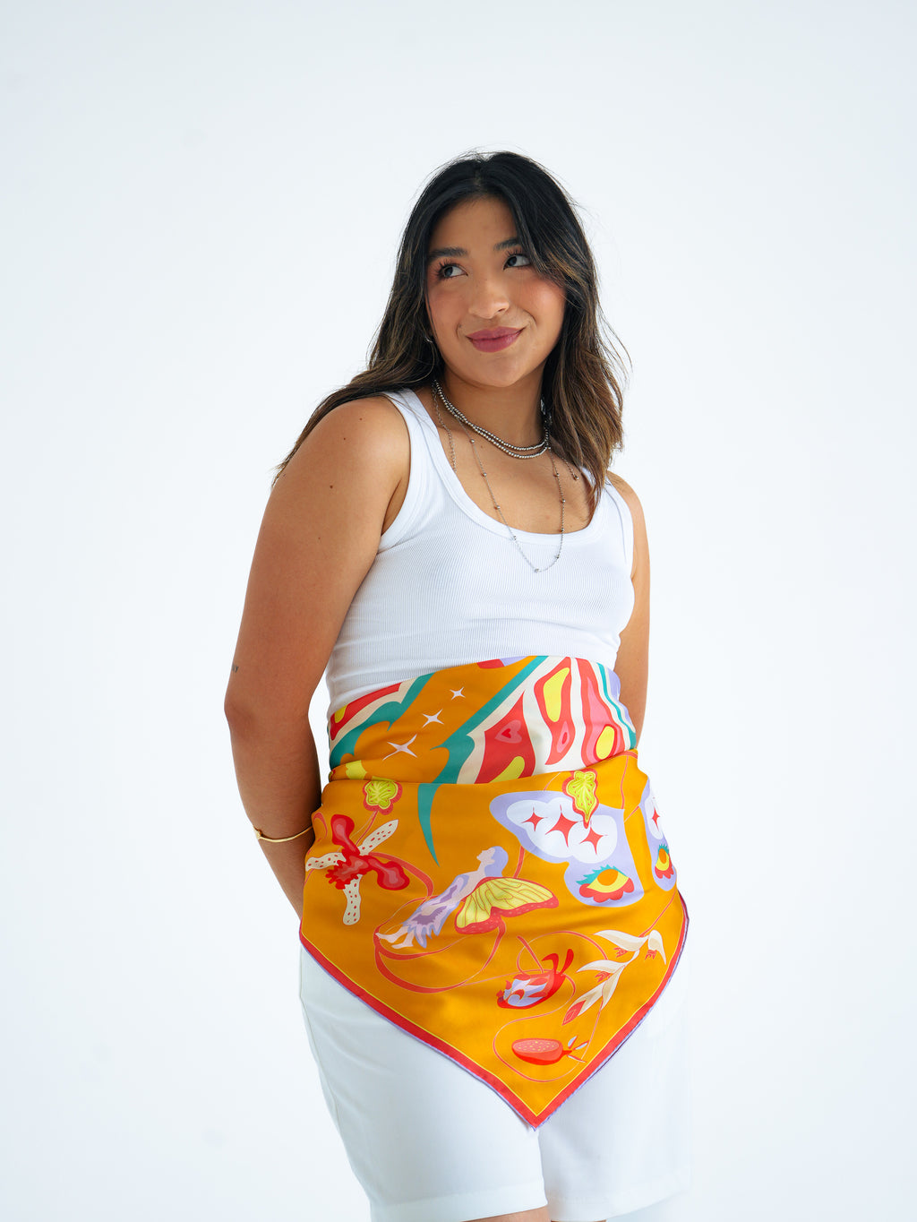 Evolution Silk Scarf