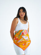 Evolution Silk Scarf