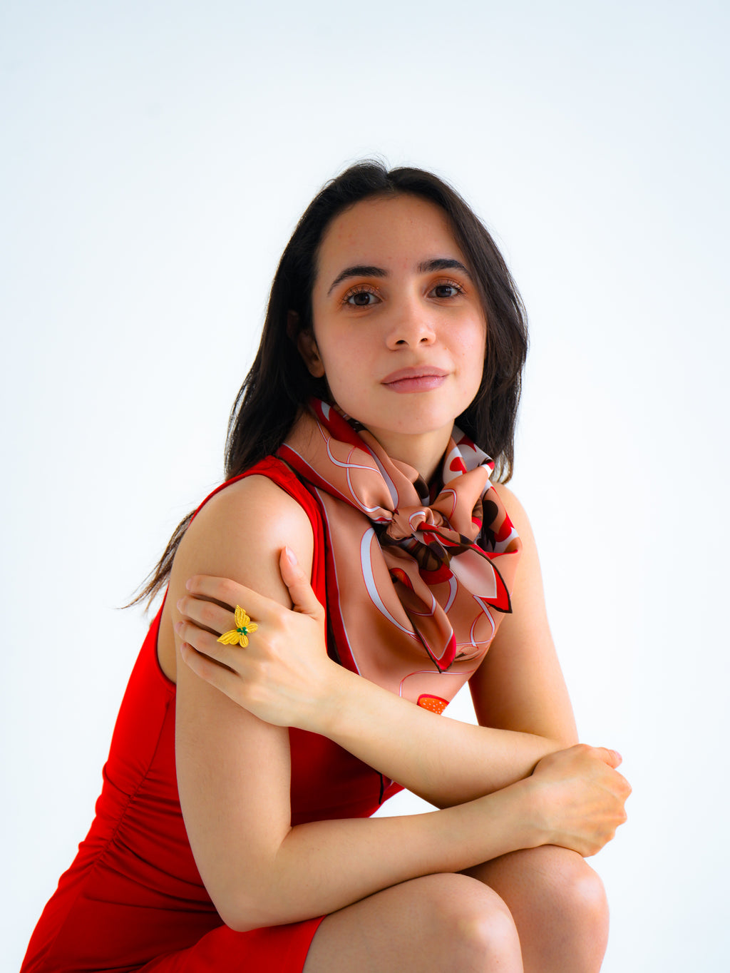 Bloom Silk Scarf