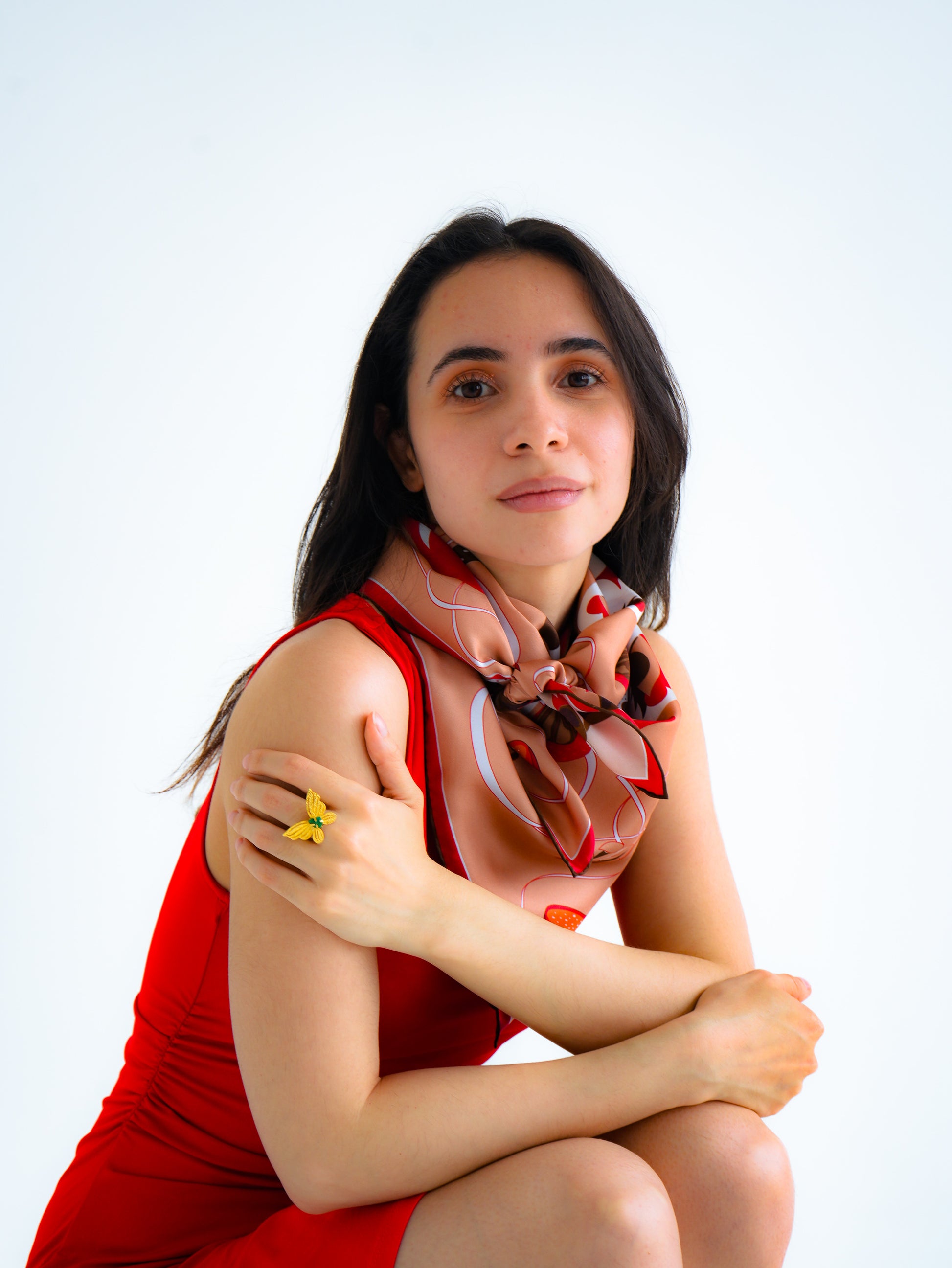 Bloom Silk Scarf