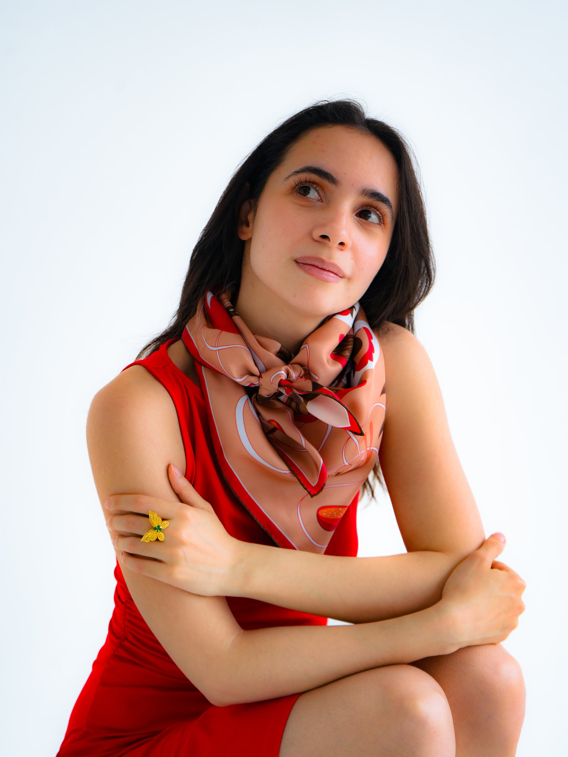 Bloom Silk Scarf