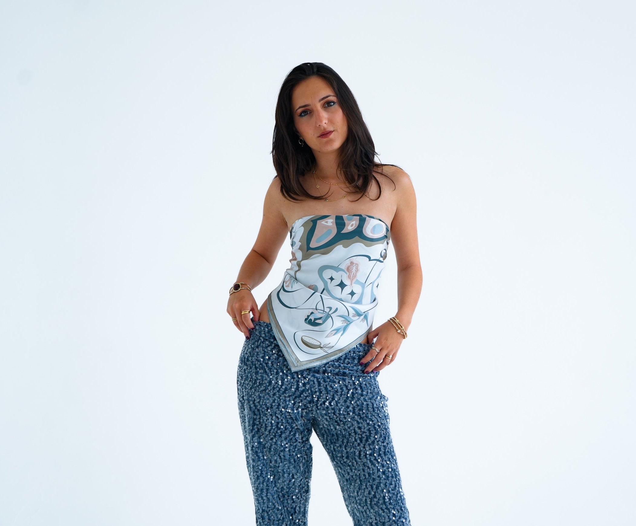 Emergence Silk Scarf