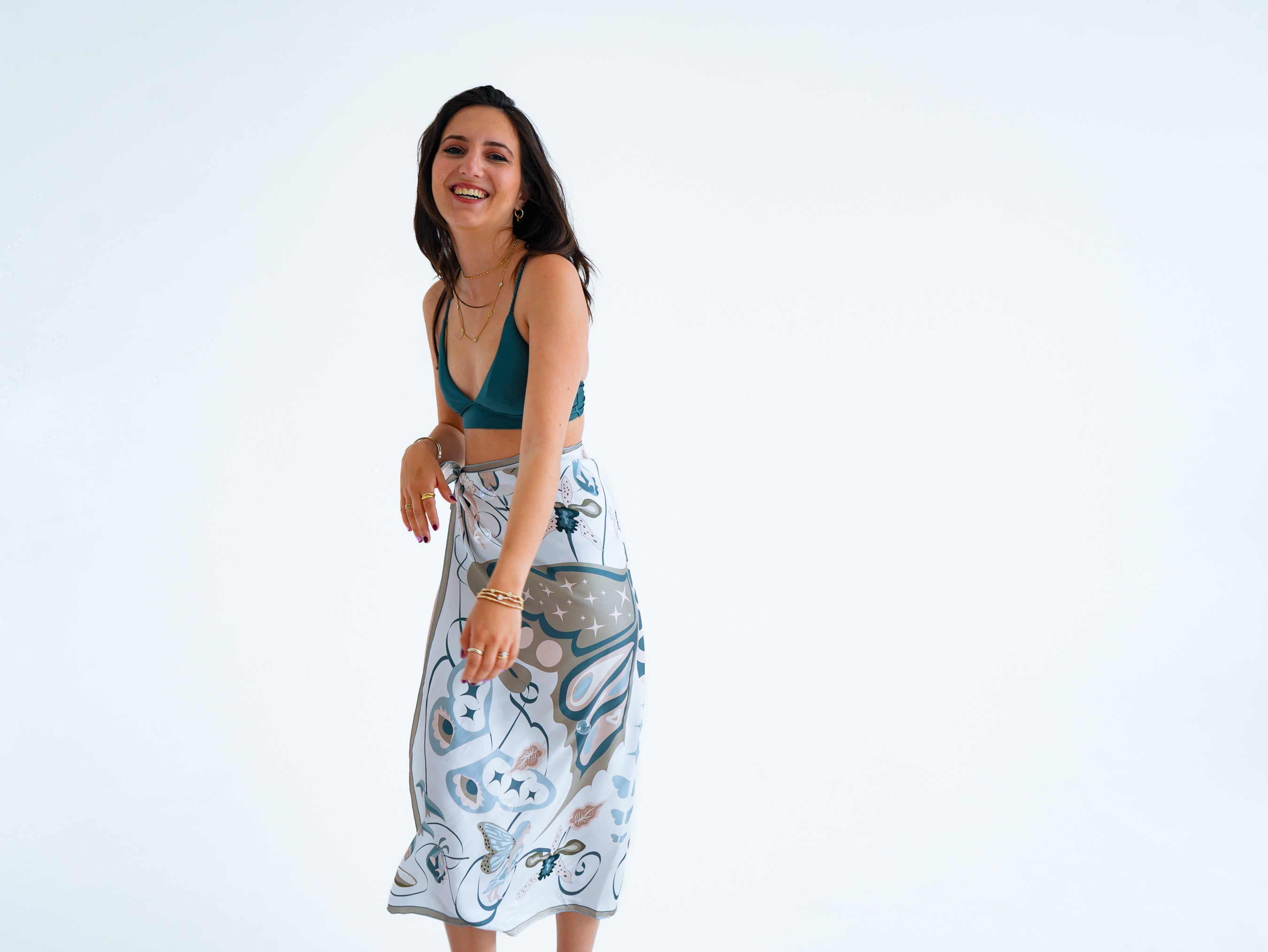 Emergence Silk Scarf