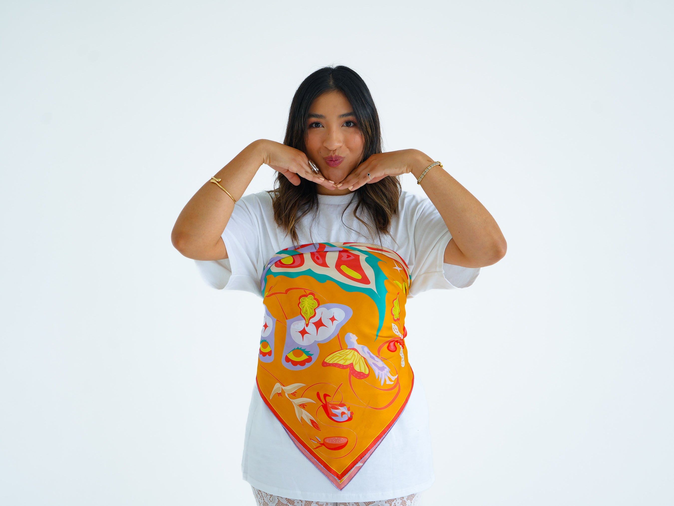 Evolution Silk Scarf