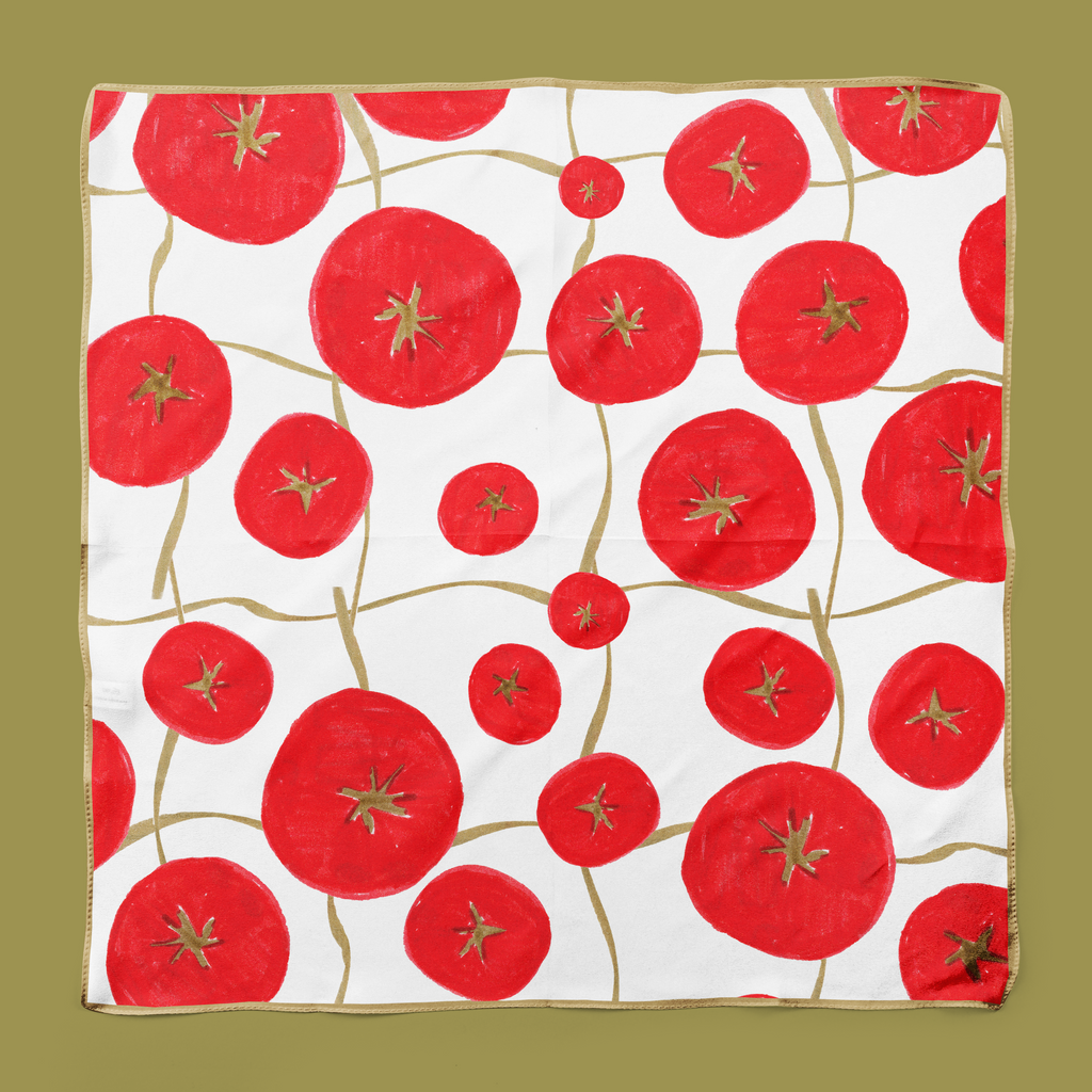 Pomodoro Silk Scarf