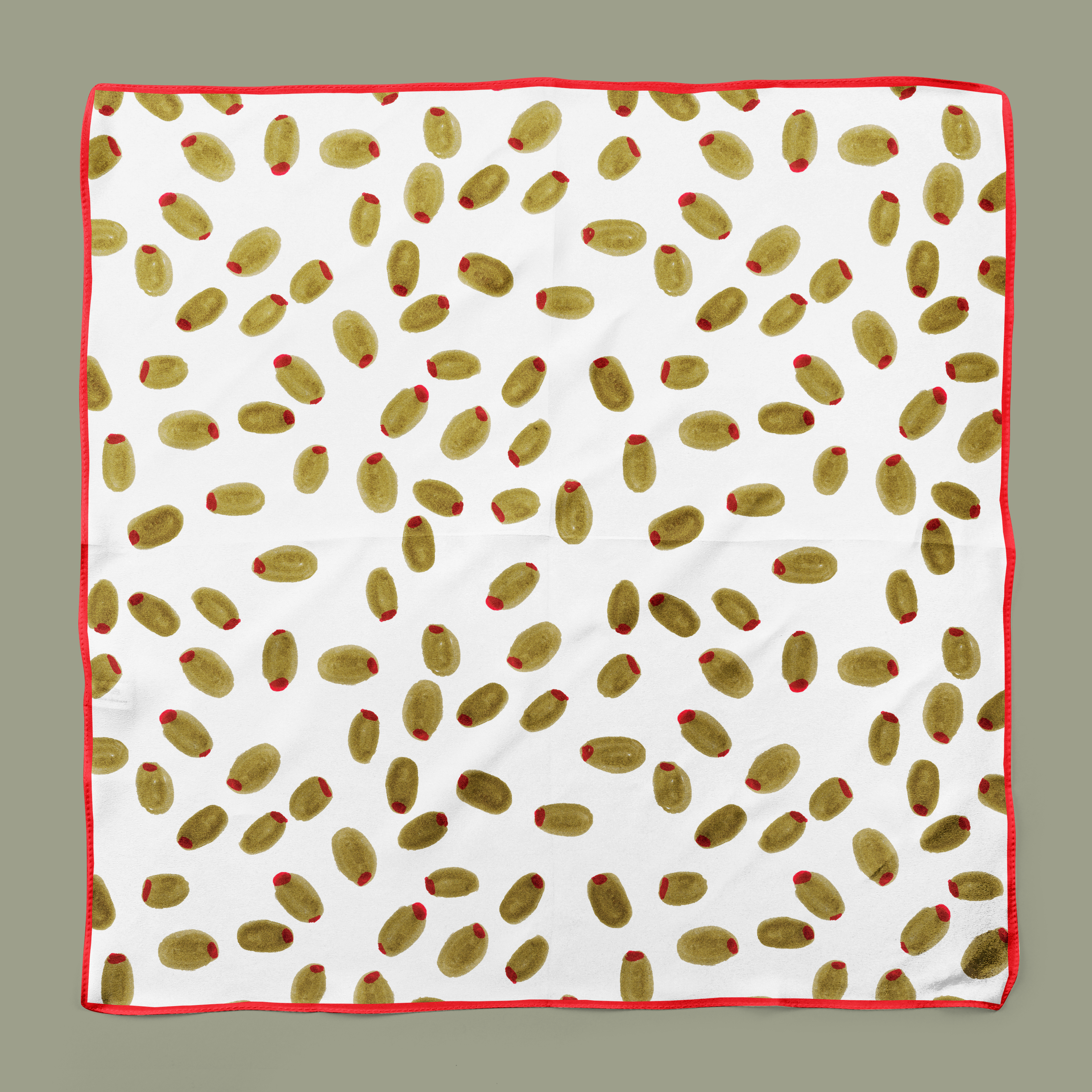 Extra Dirty Martini Silk Scarf