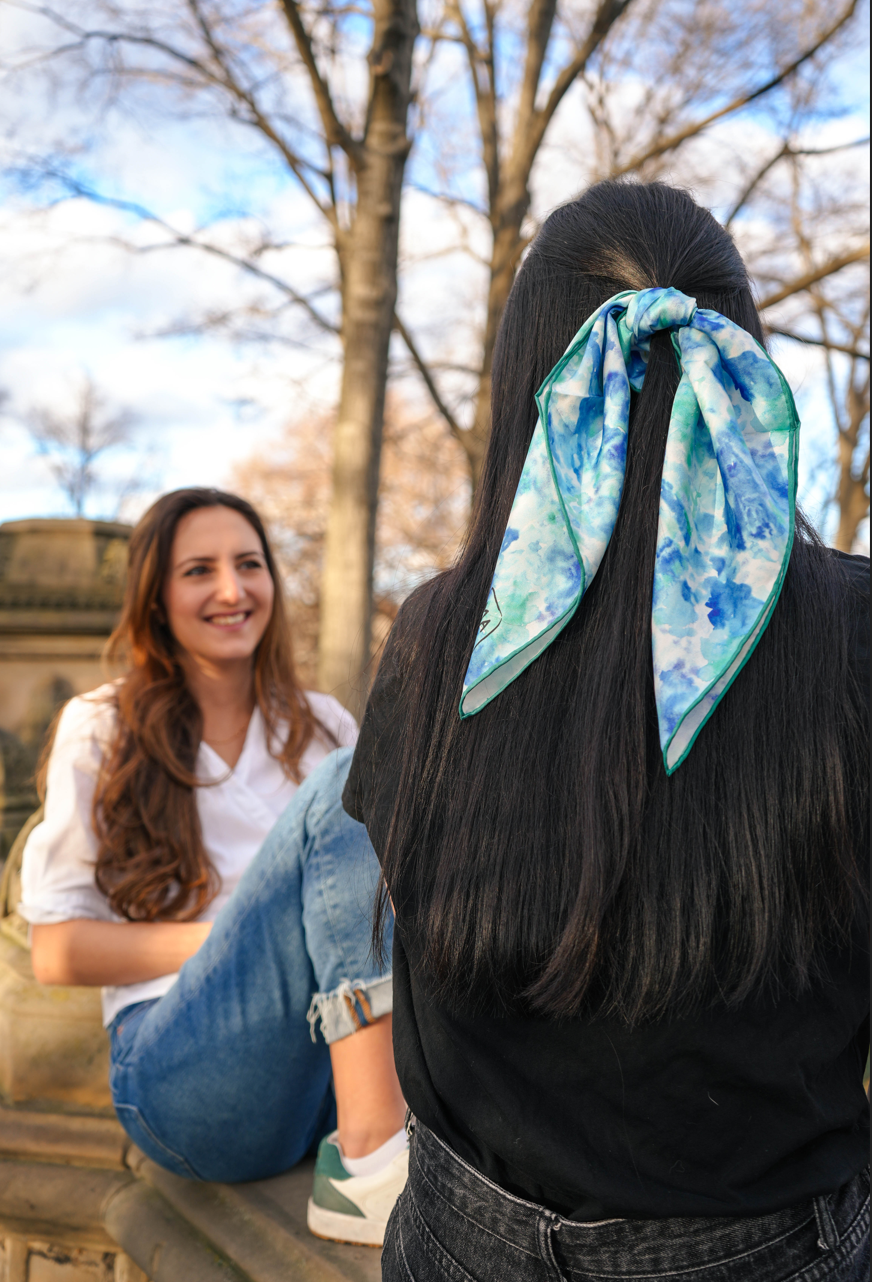 Wave Seekers Silk Scarf