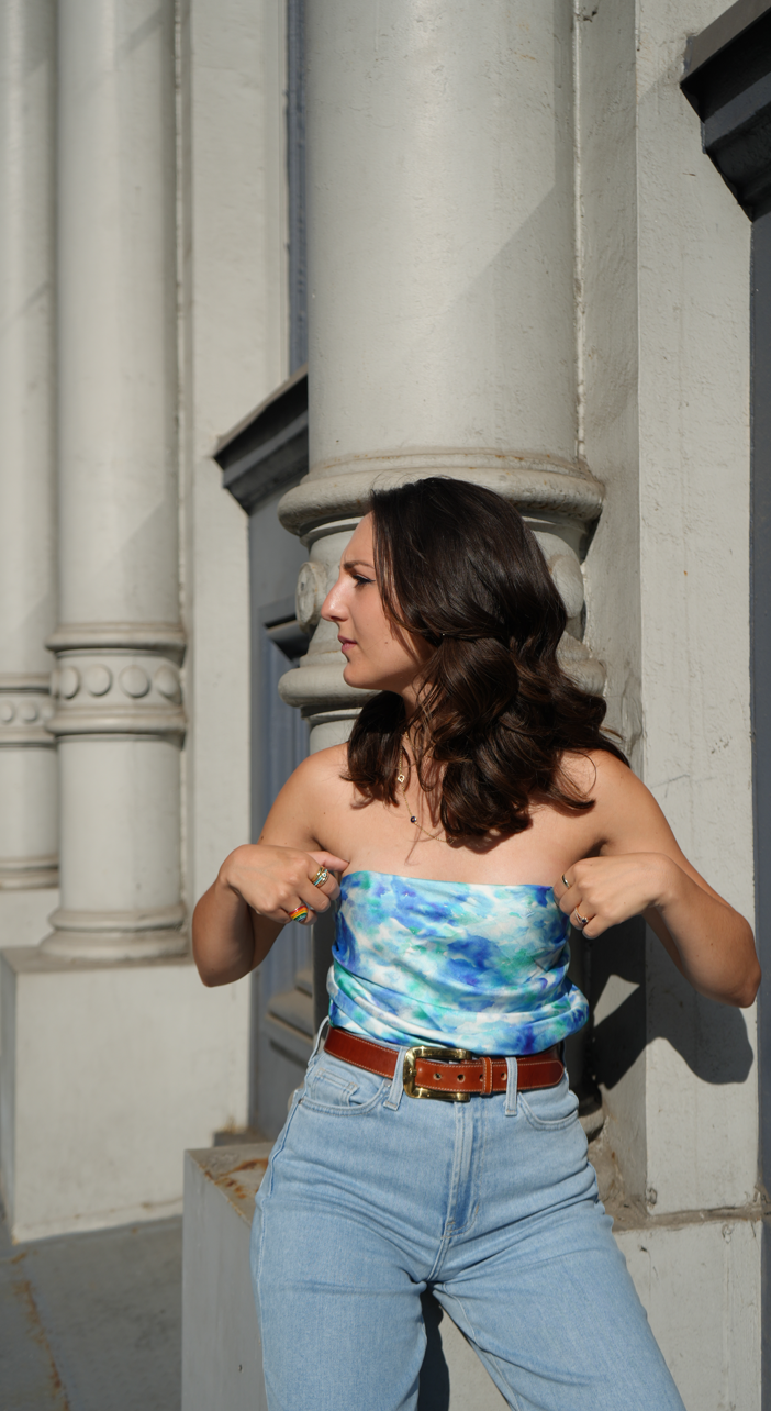 Wave Seekers Silk Scarf