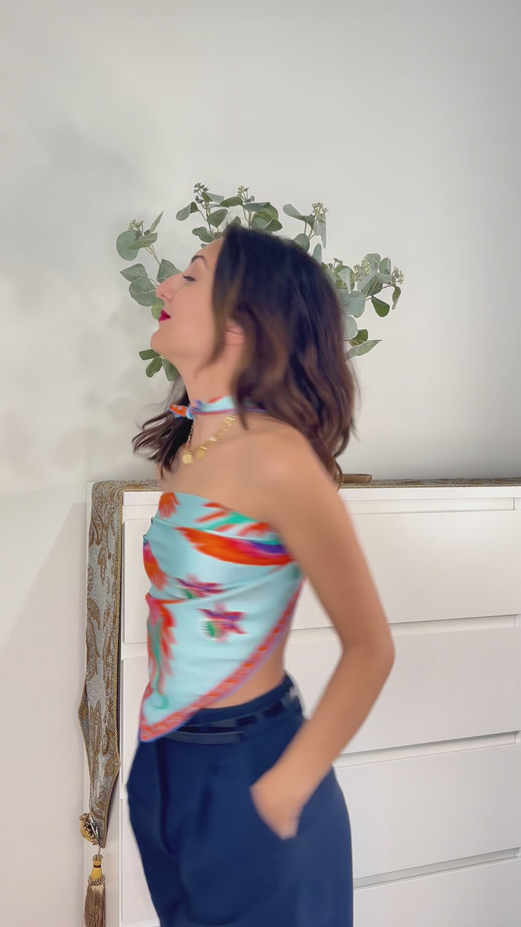 Fuego Silk Scarf