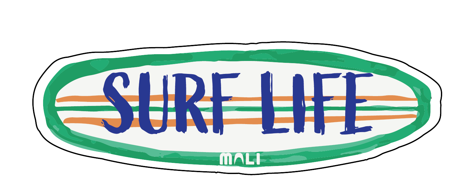 Surf Life Sticker - Mali Collection